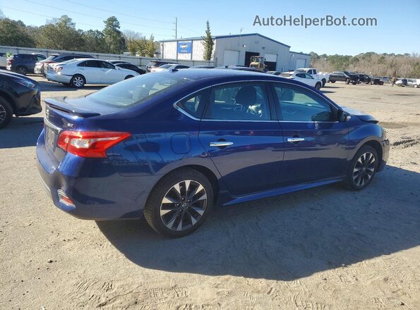 3N1AB7AP7HY205113 2017 NISSAN SENTRA Синий Задняя правая четверть