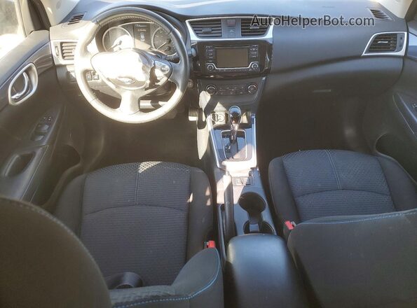 3N1AB7AP7HY205113 2017 NISSAN SENTRA Синий Вид панели приборов