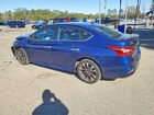 2017 Nissan Sentra S Синий vin: 3N1AB7AP7HY205113