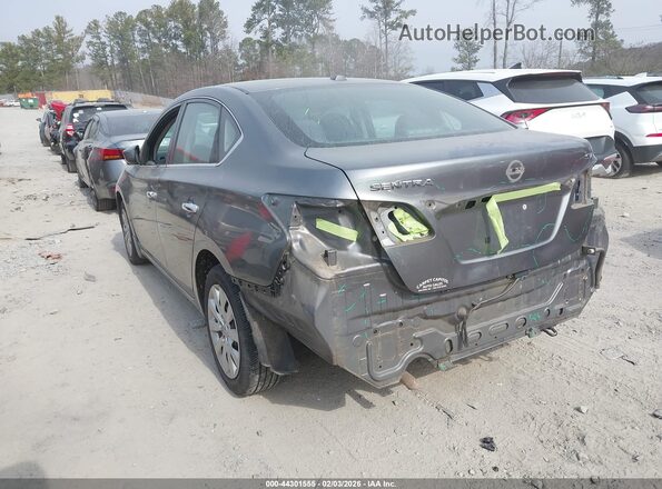 3N1AB7AP7HY337319 2017 NISSAN SENTRA Серый Задняя левая четверть