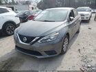 2017 Nissan Sentra Sv Серый vin: 3N1AB7AP7HY337319