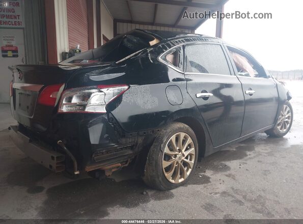 3N1AB7AP7JY221351 2018 NISSAN SENTRA Black Tył prawy