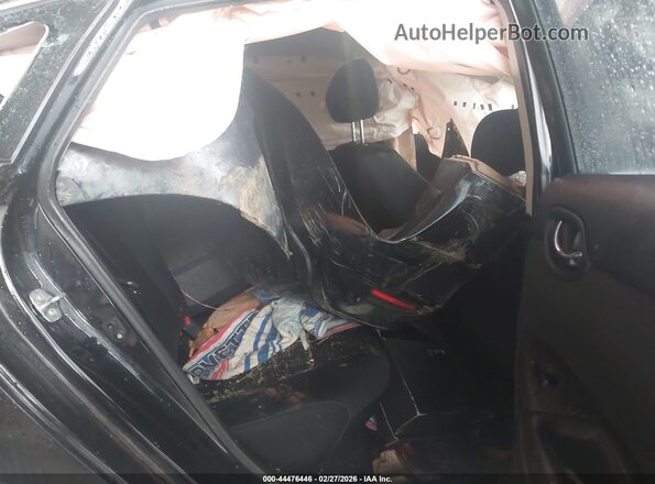 3N1AB7AP7JY221351 2018 NISSAN SENTRA Black Widok naklejki z numerem VIN