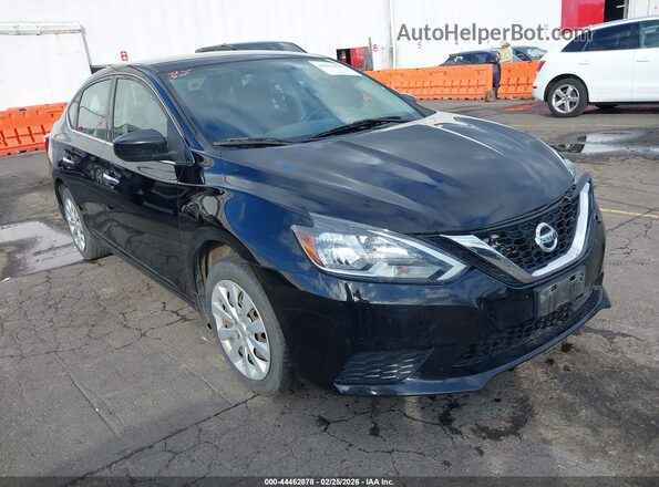 3N1AB7AP7JY230728 2018 NISSAN SENTRA Черный Передняя правая четверть