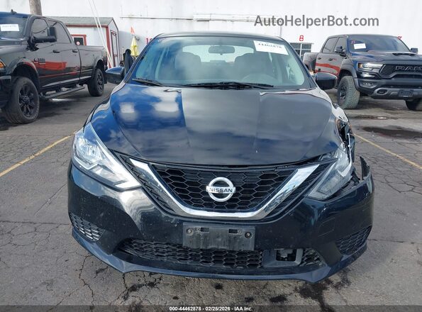 3N1AB7AP7JY230728 2018 NISSAN SENTRA Черный Вид щитка приборов