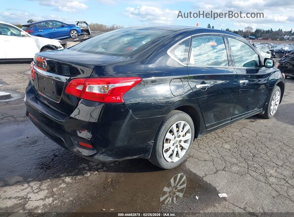 3N1AB7AP7JY230728 2018 NISSAN SENTRA Черный Задняя правая четверть