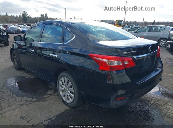 3N1AB7AP7JY230728 2018 NISSAN SENTRA Черный Задняя левая четверть