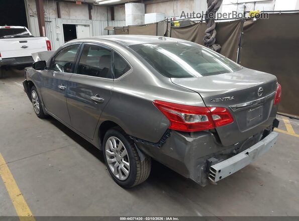3N1AB7AP8GY319717 2016 NISSAN SENTRA Gray Rear left