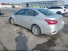 2019 Nissan Sentra Sv Серебряный vin: 3N1AB7AP9KY262288