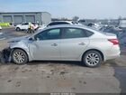 2019 Nissan Sentra Sv Серебряный vin: 3N1AB7AP9KY262288