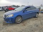 2019 Nissan Sentra S Синий vin: 3N1AB7AP9KY394905
