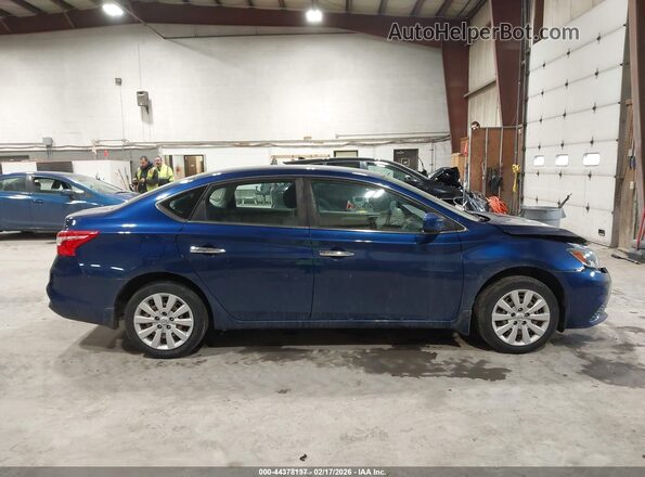 3N1AB7AP9KY458005 2019 NISSAN SENTRA Синий Вид задней части салона