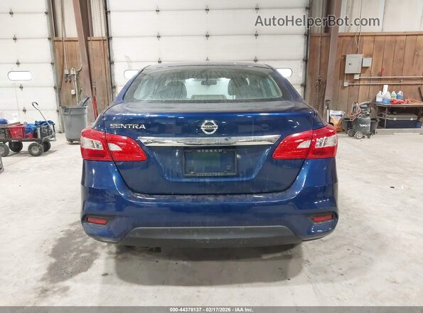 3N1AB7AP9KY458005 2019 NISSAN SENTRA Синий 