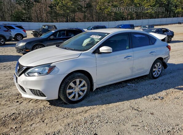3N1AB7APXGY240811 2016 NISSAN SENTRA White Առջևի ձախ երեք քառորդ տեսարան