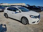 2016 Nissan Sentra S White vin: 3N1AB7APXGY240811