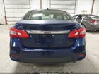2017 Nissan Sentra Sv Blue vin: 3N1AB7APXHY270036