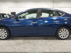 2017 Nissan Sentra Sv Blue vin: 3N1AB7APXHY270036