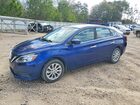 2019 Nissan Sentra S Синий vin: 3N1AB7APXKL610175