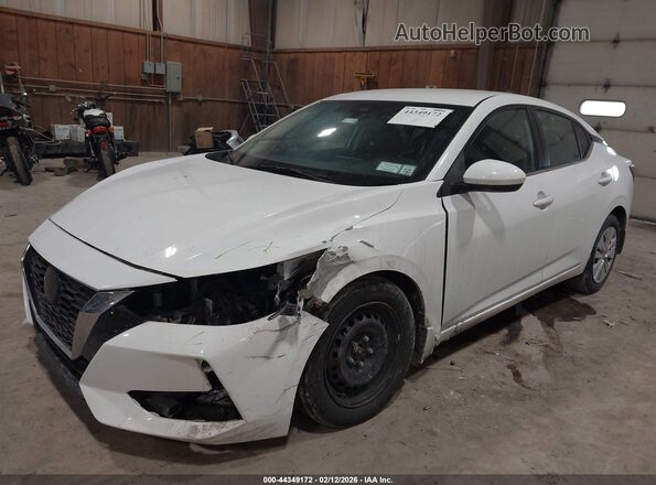 3N1AB8BV2NY253293 2022 NISSAN SENTRA Белый Вид спереди