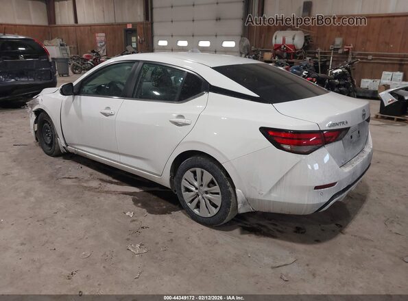 3N1AB8BV2NY253293 2022 NISSAN SENTRA Белый Задняя левая четверть