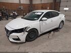 2022 Nissan Sentra S Xtronic Cvt Белый vin: 3N1AB8BV2NY253293