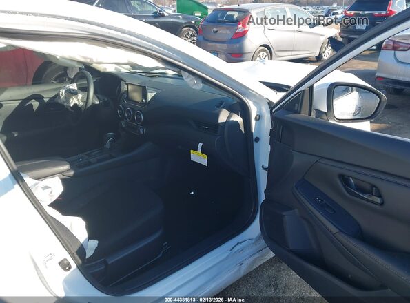 3N1AB8BV2SY385434 2025 NISSAN SENTRA White წინა სალონის ხედი