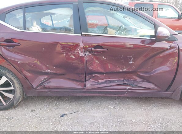 3N1AB8CV3MY312753 2021 NISSAN SENTRA Красный Вид спереди