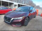 2021 Nissan Sentra Sv Xtronic Cvt Красный vin: 3N1AB8CV3MY312753