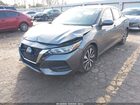 2021 Nissan Sentra Sv Xtronic Cvt Серый vin: 3N1AB8CV4MY326001