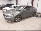 2021 Nissan Sentra Sv Xtronic Cvt Серый vin: 3N1AB8CV5MY323379
