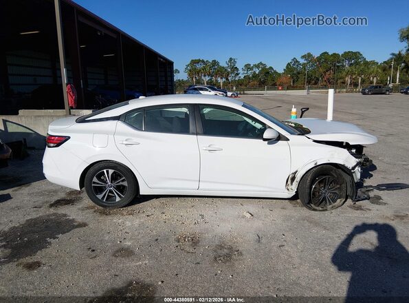3N1AB8CV7MY322119 2021 NISSAN SENTRA White Vista del cuadro de instrumentos