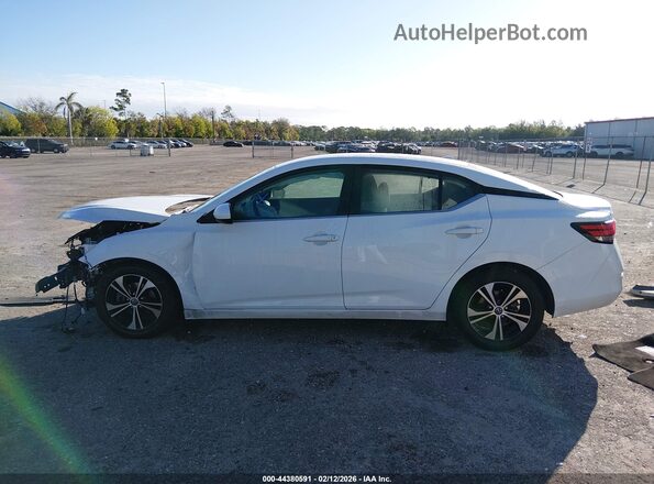 3N1AB8CV7MY322119 2021 NISSAN SENTRA White Vista interior trasera