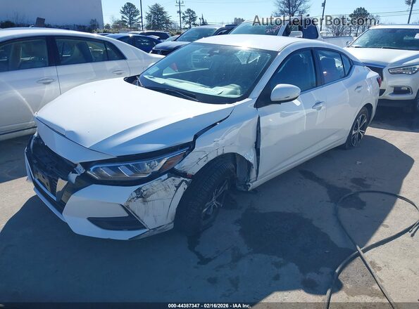 3N1AB8CV8PY267927 2023 NISSAN SENTRA Белый Передняя левая четверть