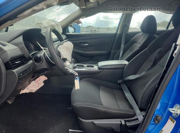 3N1AB8CV9PY305018 2023 NISSAN SENTRA Blue Вид салону спереду