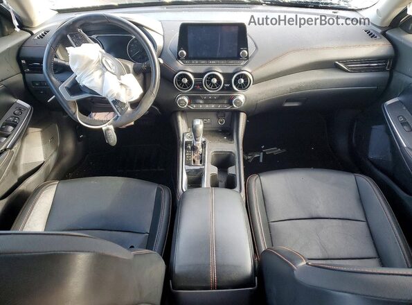 3N1AB8DV3MY217589 2021 NISSAN SENTRA Белый Вид панели приборов