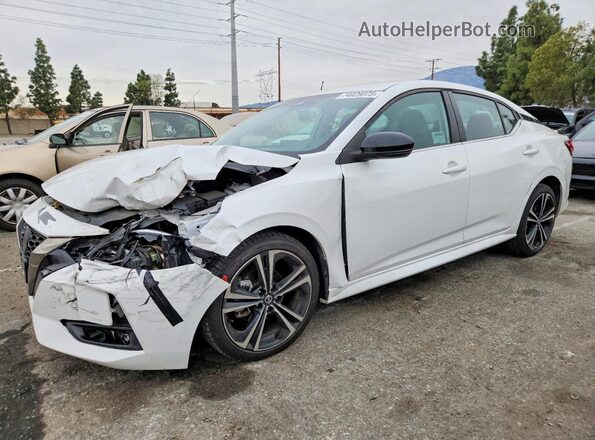 3N1AB8DV5PY238917 2023 NISSAN SENTRA White Առջևի ձախ երեք քառորդ տեսարան