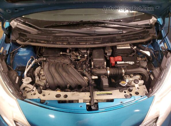 3N1CE2CP0GL377852 2016 NISSAN VERSA Blue Vista interior trasera