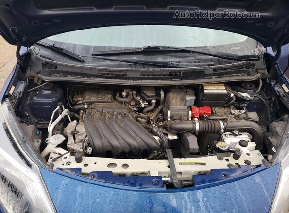 3N1CE2CP4KL362960 2019 NISSAN VERSA Blue უკანა სალონის ხედი