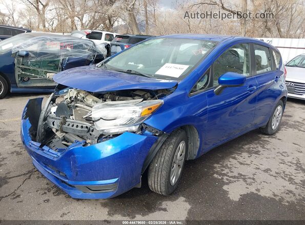 3N1CE2CP8HL365191 2017 NISSAN VERSA NOTE Синий Передняя левая четверть