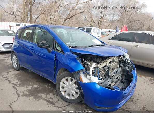 3N1CE2CP8HL365191 2017 NISSAN VERSA NOTE Синий Передняя правая четверть
