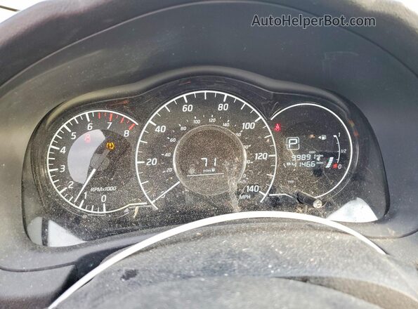 3N1CE2CP8JL359087 2018 NISSAN VERSA White Vista del cuadro de instrumentos
