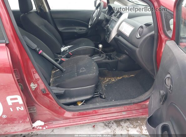 3N1CE2CP9KL365675 2019 NISSAN VERSA NOTE Бордовый Вид салона спереди
