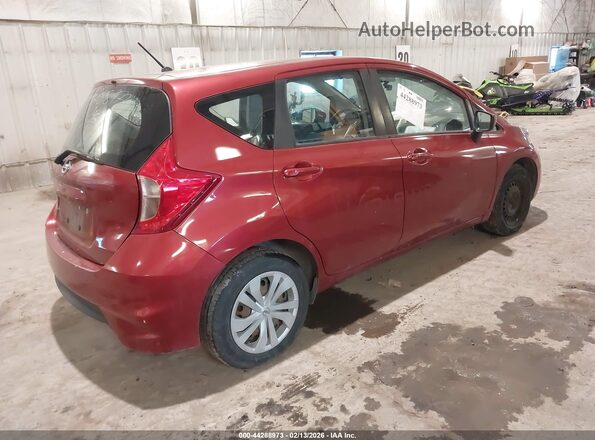 3N1CE2CP9KL365675 2019 NISSAN VERSA NOTE Бордовый Задняя правая четверть