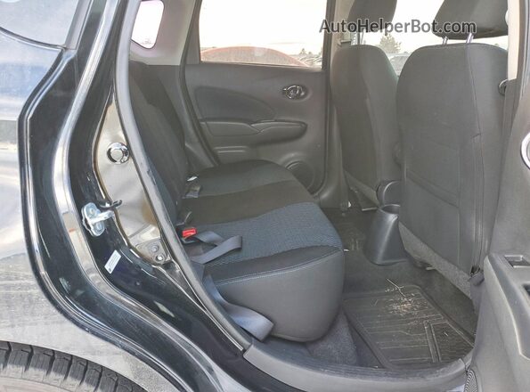 3N1CE2CPXHL354175 2017 NISSAN VERSA Black Widok tylnych siedzeń