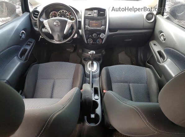 3N1CE2CPXHL354175 2017 NISSAN VERSA Black Widok deski rozdzielczej
