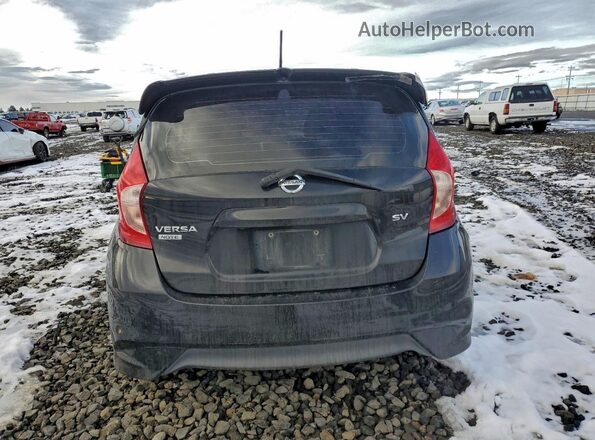 3N1CE2CPXHL354175 2017 NISSAN VERSA Black Widok z tyłu