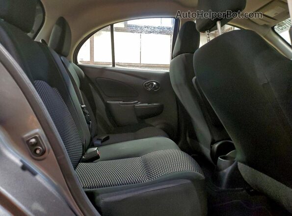 3N1CK3CP2HL238127 2017 NISSAN MICRA Gray Widok tylnych siedzeń