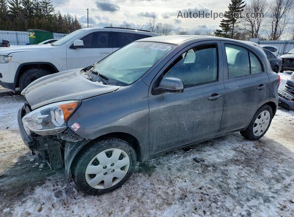 3N1CK3CP7KL214705 2019 NISSAN MICRA Серый Передняя левая четверть