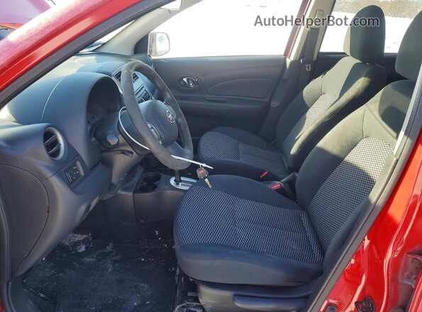3N1CK3CPXHL247349 2017 NISSAN MICRA Red Սալոնի դիմացի տեսք