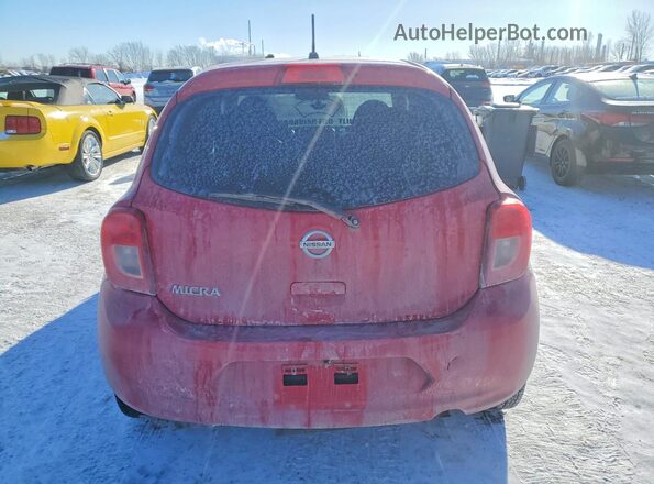 3N1CK3CPXHL247349 2017 NISSAN MICRA Red Հետևի տեսք